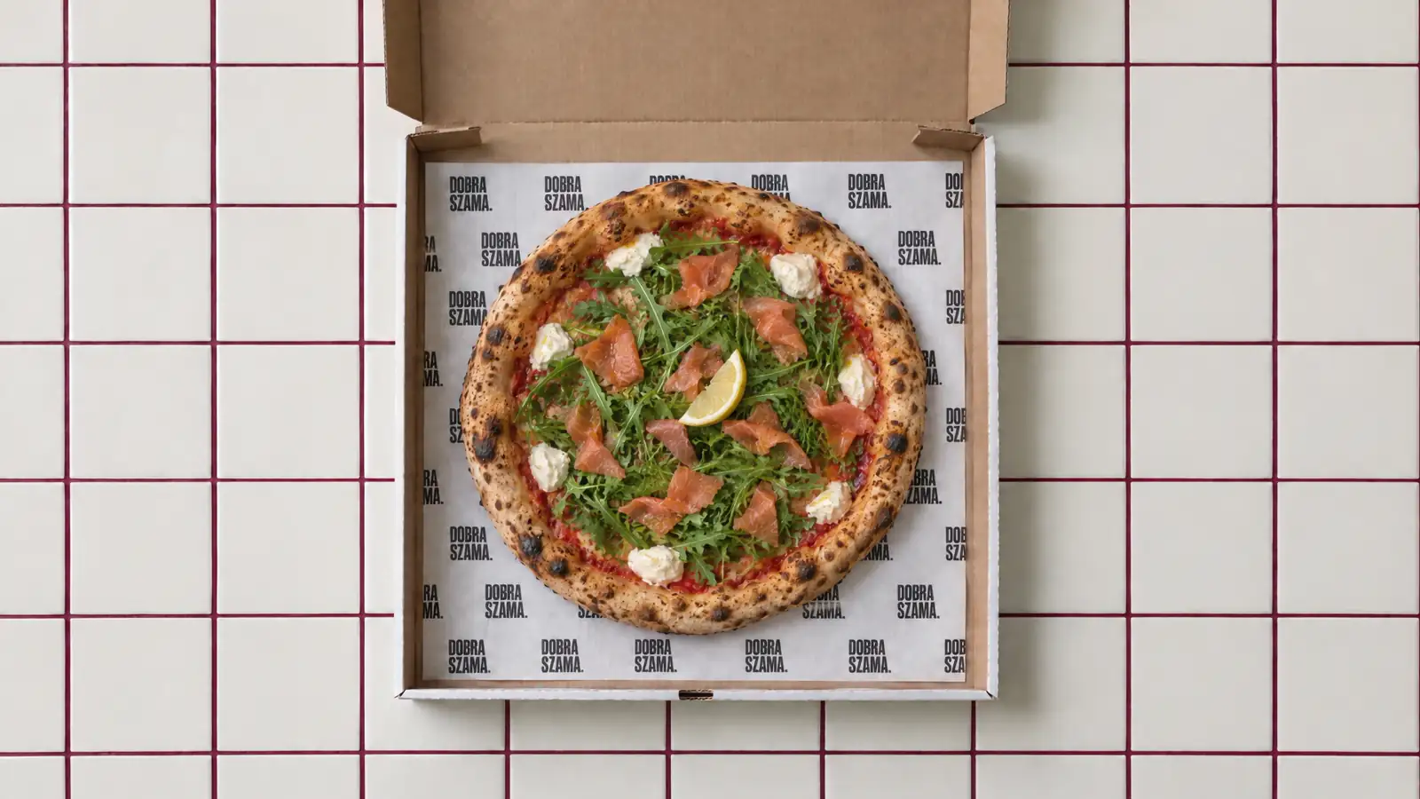 Pizza Salmon Cream